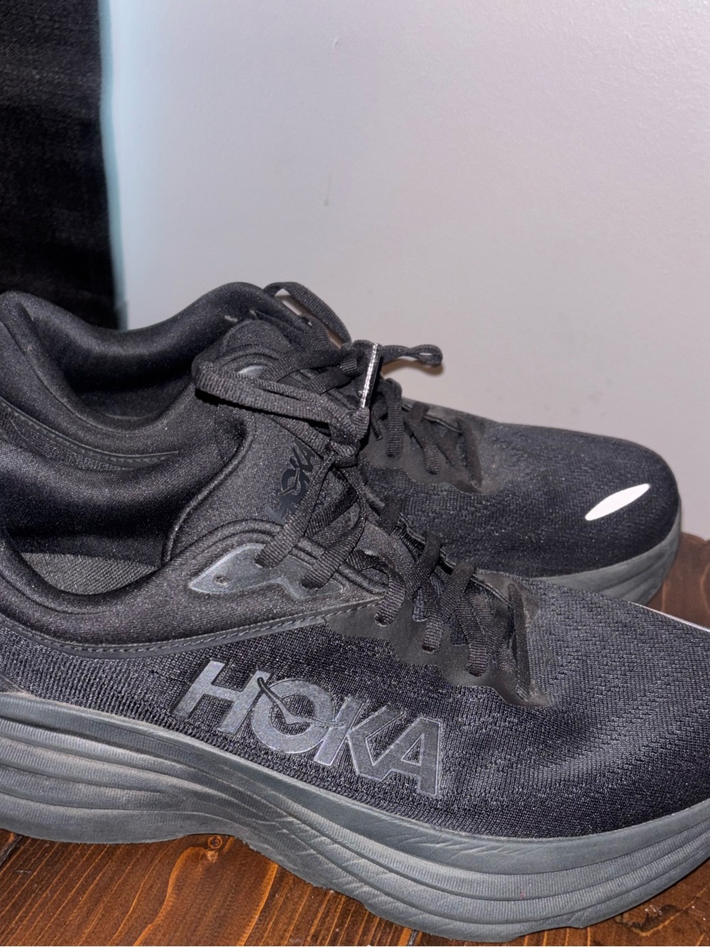 Hoka Men's All-Black Athletic Shoes